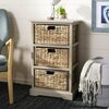 Safavieh Halle Storage Side Table- Vintage Grey - 29.5 x 13.4 x 17.3 in. AMH5738D